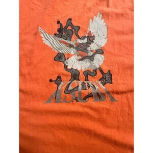 Ksubi Flight Biggie SS Tee Torch Orange Graphic T-Shirt Men’s Size Medium